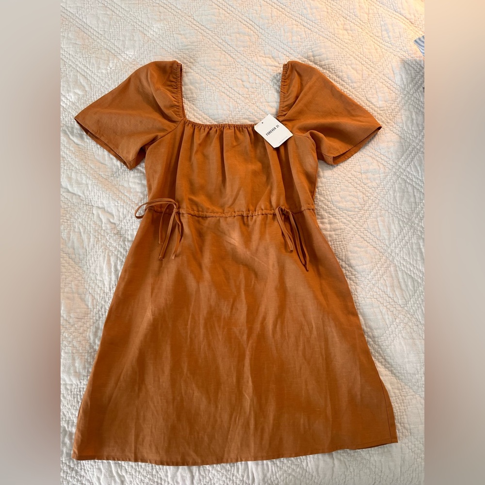 Forever 21 Burnt Orange Babydoll Dress - NWT
